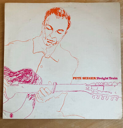 PETE SEEGER. Freight Train. Vinyl LP 33rpm Record