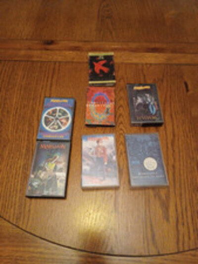 7x Marillion cassettes 5xalbums 2xsingles