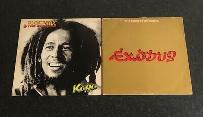 Kaya & Exodus Vinyl Lps Bob Marley and the Wailers Reggae Island Records