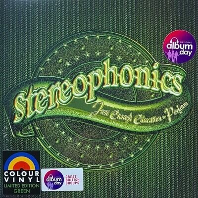 Stereophonics Just Enough Education To Perform GREEN Coloured Sealed Vinyl LP