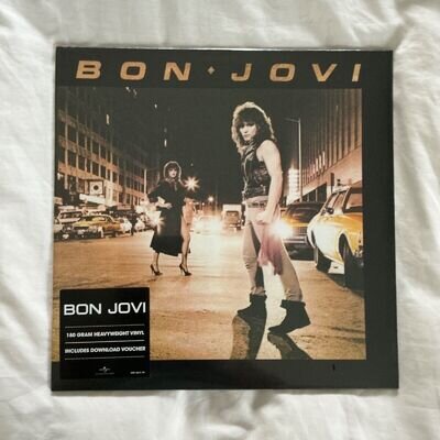 Bon Jovi - Self Titled debut 180g vinyl LP still sealed