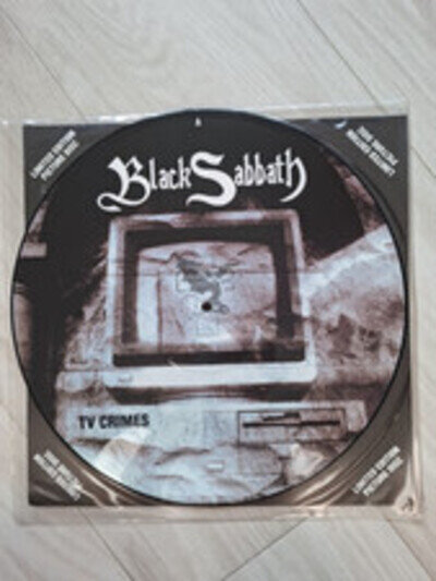 Black Sabbath – TV Crimes (Limited Edition Picture Disc, 12", 1992, I.R.S Record