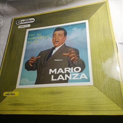 Mario Lanza "You Do Something To Me" 12" LP RCA CDN-115 (UK) CAL-450 (USA) 1958