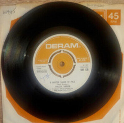 PROCOL HARUM - A WHITER SHADE OF PALE - 7" VINYL
