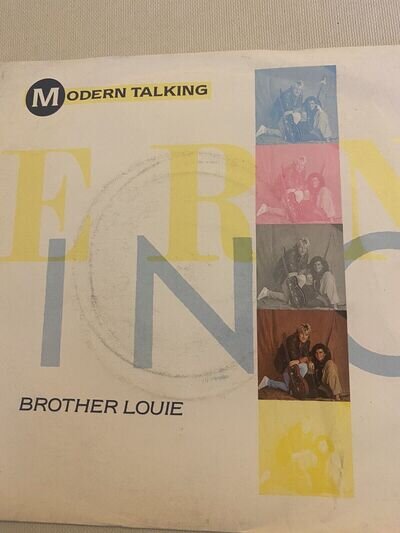 Modern Talking Brother Louie 7 Inch Vinyl 1986