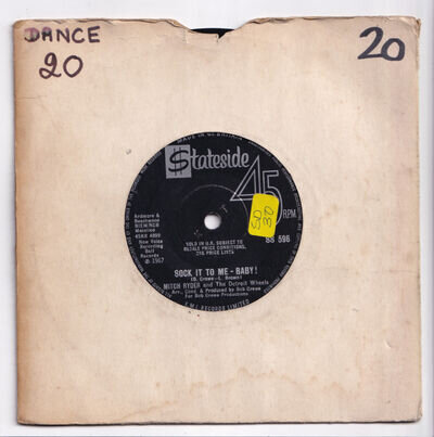 (AF13) Mitch Ryder & The Detroit Wheels, Sock It To Me Baby! 1967 - 7 inch vinyl