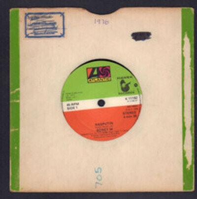 Boney M(7" Vinyl)Rasputin-Atlantic-K 11192-UK-1978-VG/G+
