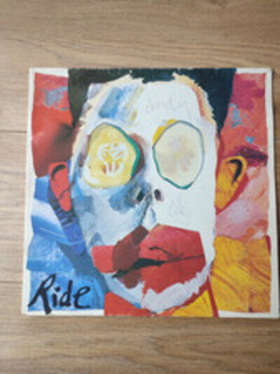 Ride Going Blank Again Signed Album Cover