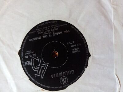 VINYL RECORD SINGLE 45 ROGER WHITTAKER NEW WORLD IN THE MORNING / THE BOOK 1970