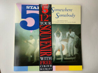 Five Star Somewhere Somebody 12" vinyl Collection UK Tent 1987 special 12"