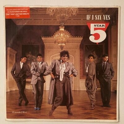 Five Star - If I Say Yes (12" Vinyl Single Record, 1986)