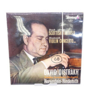 David Oistrakh Bruch Scottish Fantasia Hindemith Violin Concerto – Decca SDD 465