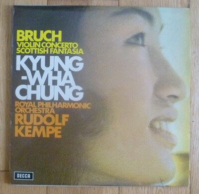 SXL 6573 - BRUCH VIOLIN CONCERTO - KYUNG-WHA CHUNG KEMPE VINYL LP RECORD