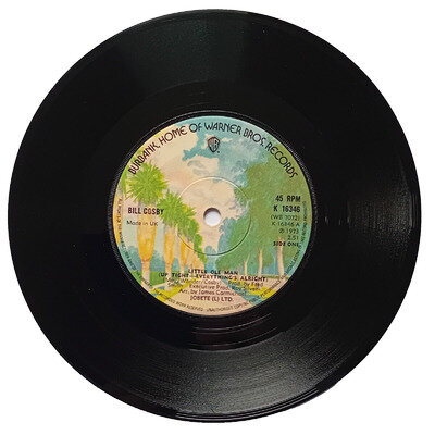 BILL COSBY - LITTLE OLE MAN (UPTIGHT... ) / DON`CHA KNOW - UK WARNER BROS. -1973