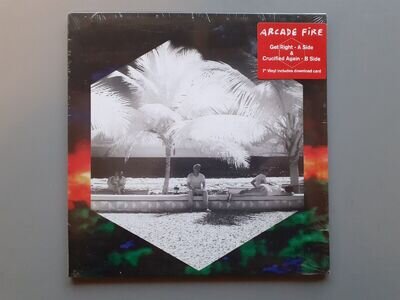 ARCADE FIRE Get Right UK 2015 Sonovox Records 7" NEW SEALED