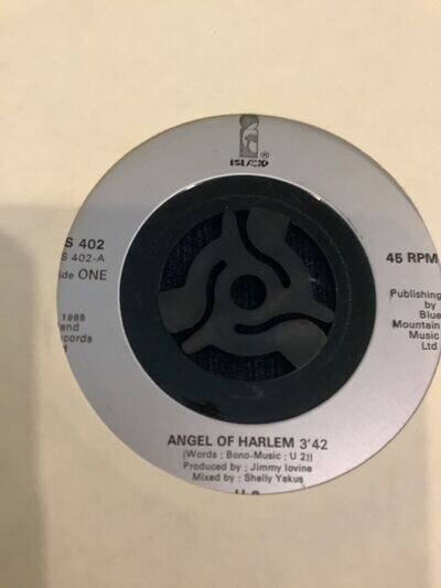 U2 - Angel of Harlem Used 7" Single record