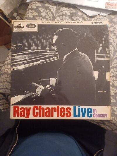RAY CHARLES 'RAY CHARLES LIVE IN CONCERT' VINYL LP 1965 VG+