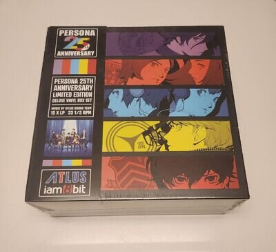 Altus Sound Team Persona 25th Anniversary Deluxe Vinyl LP Box Set Shoji Meguro