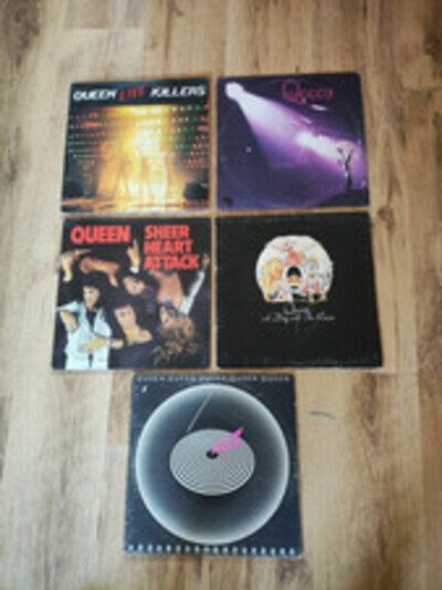 Queen Vinyl Records Job lot 5 Vinyl