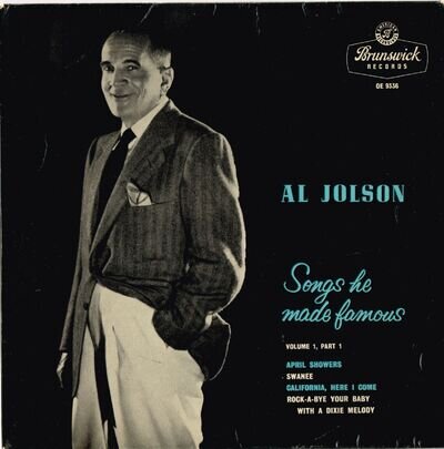 AL JOLSON SONGS HE MADE FAMOUS PART ONE 7" EXTENDED PLAY 4 TRACK SINGLE