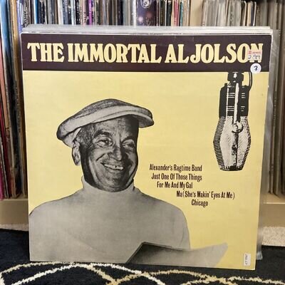 Al Jolson - The Immortal Al Jolson (LP, Comp, Mono)