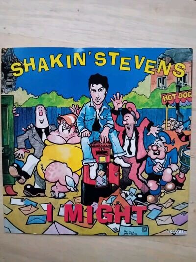 Shakin Stevens " I Might " 7"45 Vinyl Single Record Issued 1990 EX EX