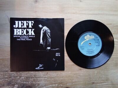 Jeff Beck The Final Peace 4 Track Excellent 7" Single Vinyl Record EPCA1009