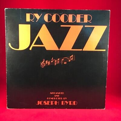 RY COODER Jazz 1978 German vinyl LP + INNER Happy Meeting In Glory A