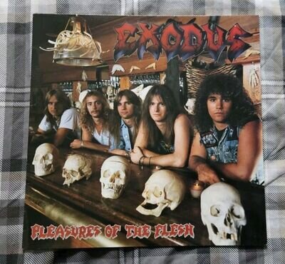 Exodus Pleasures Of The Flesh Original Vinyl LP