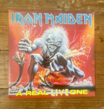 IRON MAIDEN - A REAL LIVE ONE VINYL LP EX VERY RARE