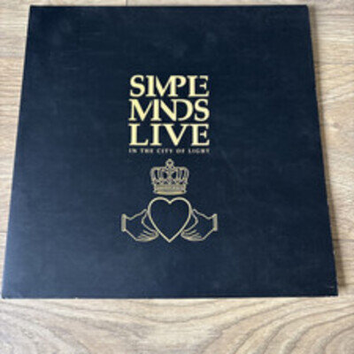 Simple Minds 1987 – Live In The City Of Light Original VINYL Record