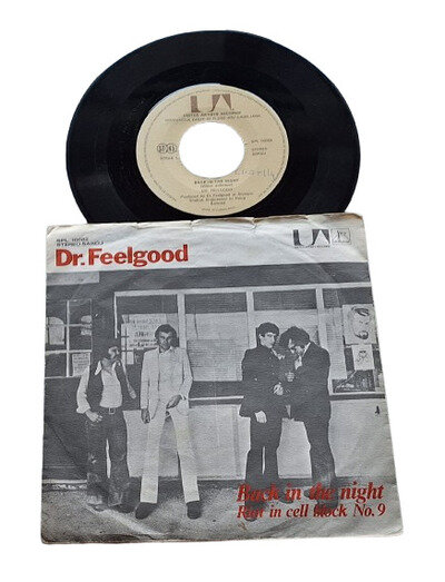 Dr Feelgood 1976 Back in The Night Yugoslavian Press Pub Rock Vinyl Single