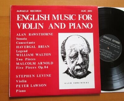 AUC 1002 English Music For Violin And Piano Rawsthorne NEAR MINT Auracle Records