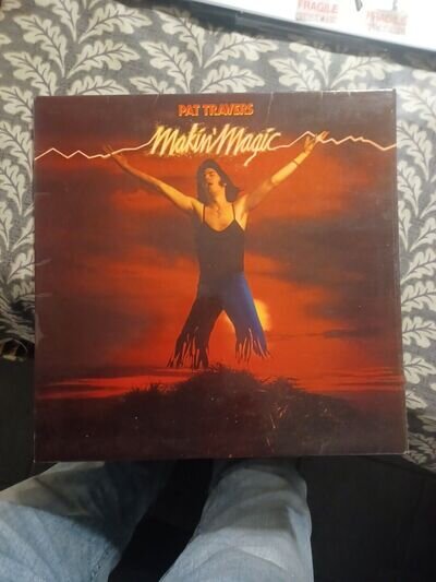 PAT TRAVERS 'MAKIN'MAGIC VINYL LP 1977 VG+