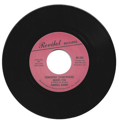 Darrell Banks Open the door to your heart / somebody (somewhere) needs you