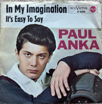 Paul Anka German RCA 7” pic sleeve single. In My Imagination 1965. Nice Copy