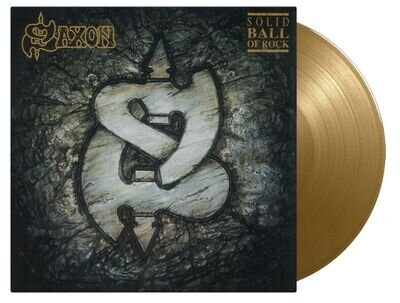 SAXON SOLID BALL OF ROCK (1LP COLOURED) VINYL LP LTD NUMBERED EDITION