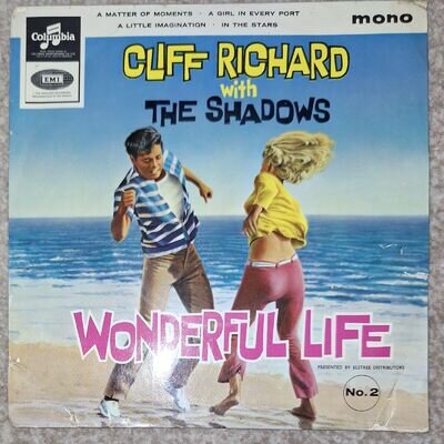 CLIFF RICHARD & THE SHADOWS Wonderful life No.2 Columbia SEG 8354