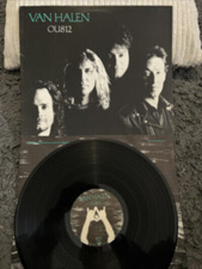 Van Halen OU812 Complete 1988 1st Warner Bros 925 732-1/WX-177 Embossed Cover