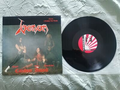VENOM CANADIAN ASSAULT 12"BLACK VINYL ON BANZAI LABEL