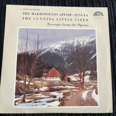 LEOS JANACEK-THE MAKROPOULOS AFFAIR- JENUFA- THE CUNNING LITTLE VIXEN - vinyl LP