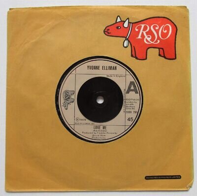 Yvonne Elliman - 7" UK 45 - Love Me - 1976 - RSO - 2090 205 - C/S - VG+/VG+