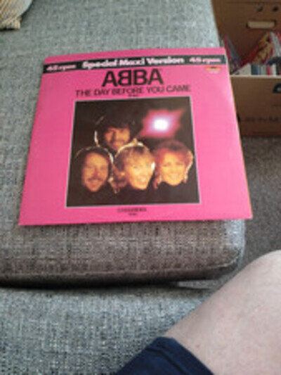 ABBA The Day Before You Came Single 12" Vinyl Record