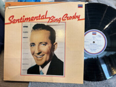 BING CROSBY - Sentimental - 12” Vinyl Album LP Record Decca TAB31 Vg+