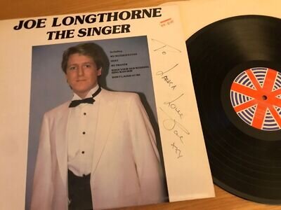 JOE LONGTHORNE THE SINGER VINYL LP RECORD AUTOGRAPHED ON COVER ?