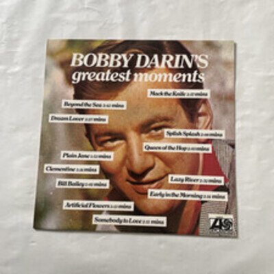 12”LP. BOBBY DARIN’S GREATEST MOMENTS. 1974. K 40547 NM/NM STREO