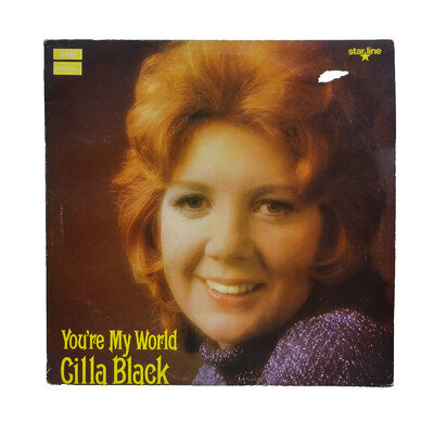 CILLA BLACK - You're My World - 1970 UK 12-track compilation vinyl LP EX/VG