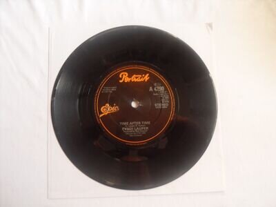 CYNDI LAUPER TIME AFTER TIME PORTRAIT RECORDS UK 7" VINYL SINGLE RECORD