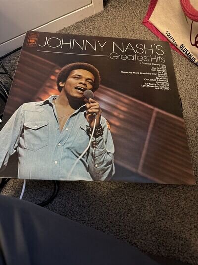 Johnny Nash – Johnny Nash's Greatest Hits. 12” VINYL LP Free Crystal Gayle Lp