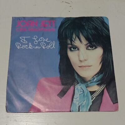 Joan Jett & the Blackhearts * I love rock-n-roll vinyl 7" 1981 picture sleeve vg